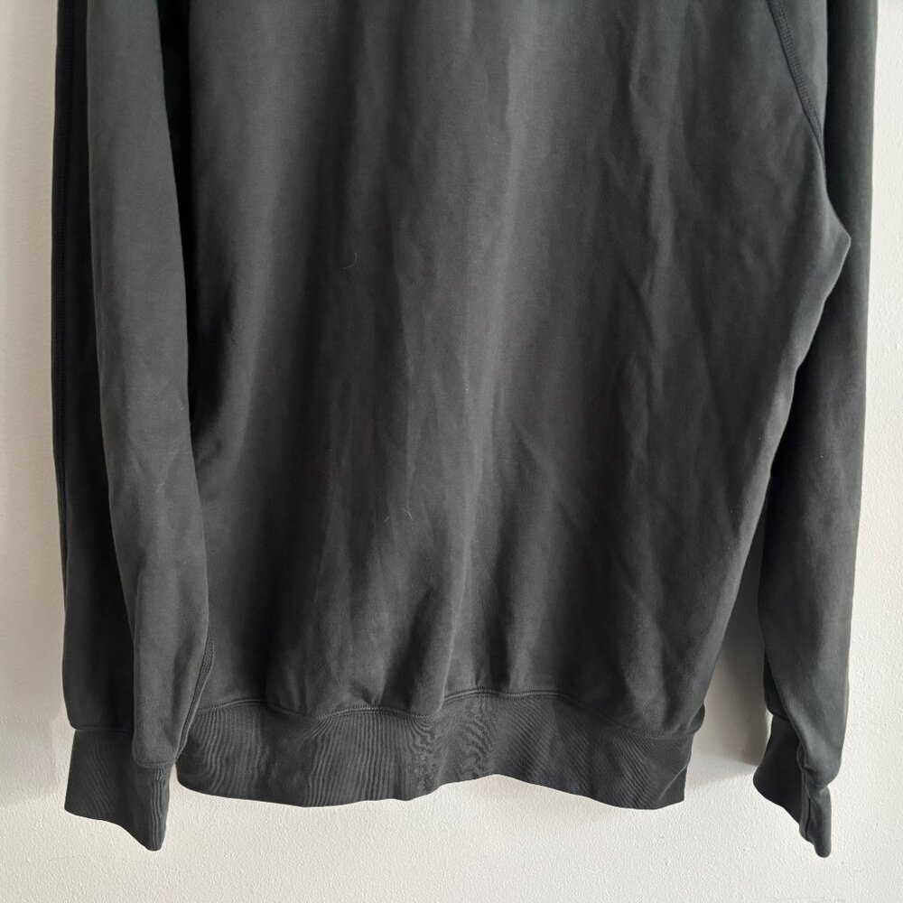 Reigning Champ Olive Green Quarter Zip Long Sleeve Polo - Medium - Picture 9 of 9